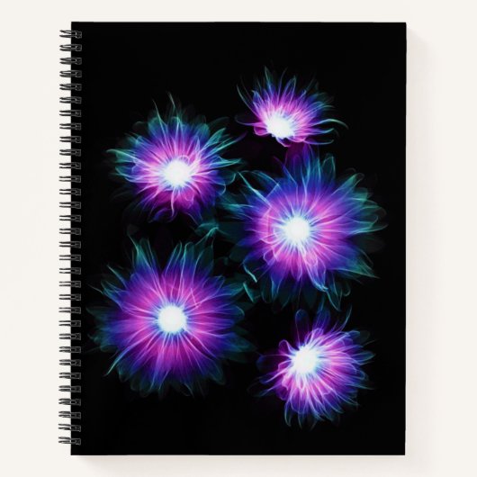 Carnet de notes des fleurs à rayons X (Devant)