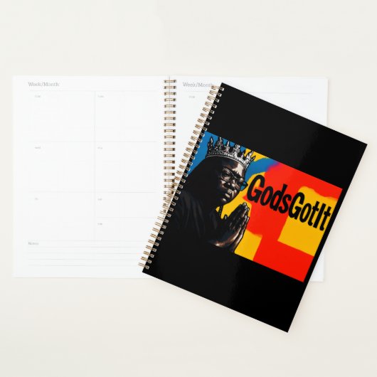 Carnet de notes Dieu l'a (Devant avec enveloppe)