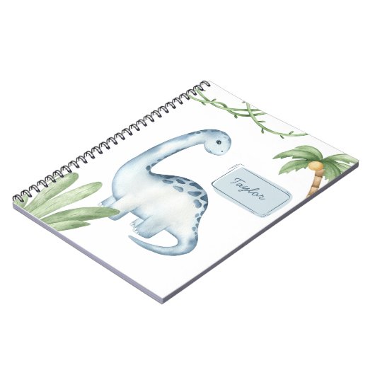 Carnet de notes Dinosaure – Journal préhistorique  (Côté gauche)