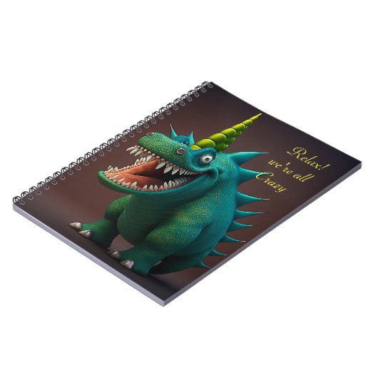 Carnet de notes dragon fou (Côté gauche)