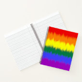 Carnet de notes Drapeau LGBT+ (Intérieur)