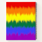 Carnet de notes Drapeau LGBT+ (Dos)