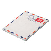 carnet de notes du bureau du courrier aérien (Tourné)