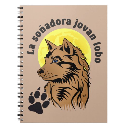 Carnet de notes du jeune loup rêvé (Devant)