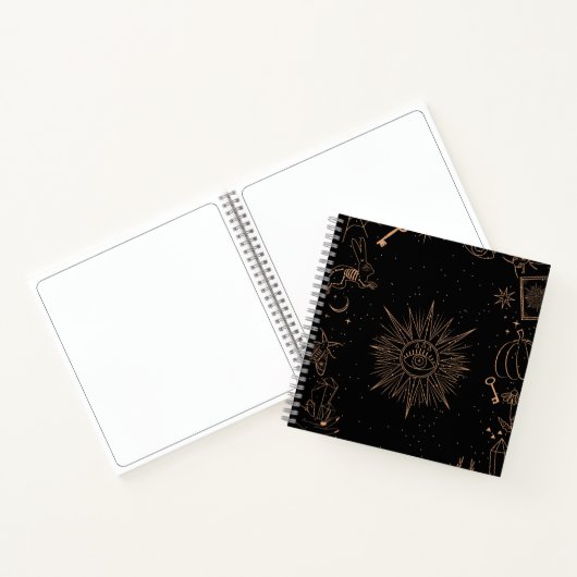 Carnet de notes du journal Tarot (Intérieur)