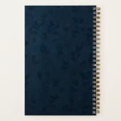 Carnet de notes élégant à monogramme pour entrepri (Verso)