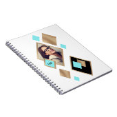 Carnet de notes élégant à motif géométrique diaman (Côté Droit)
