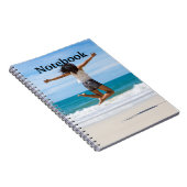 Carnet de notes élégant de la belle mer plage (Côté Droit)