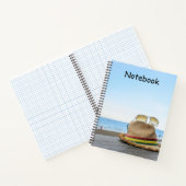 Carnet de notes élégant de la belle mer plage (Intérieur)
