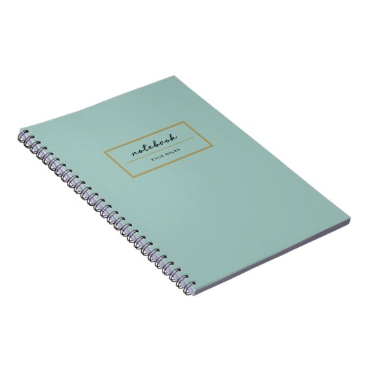 Carnet de notes élégant Monogramme Professionnel V (Côté Droit)