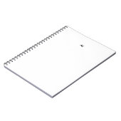 Carnet de notes en spirale Abu Silk AI Logo Cybern (Côté gauche)