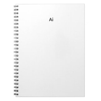 Carnet de notes en spirale Abu Silk AI Logo Cybern