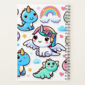 CARNET DE NOTES EN SPIRALE 'BONJOUR LES AMIS, JOLI (Verso)