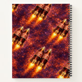 carnet de notes en spirale cola grille galactique (Dos)