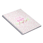 Carnet de notes en spirale de soins personnels mot (Côté Droit)