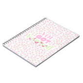 Carnet de notes en spirale de soins personnels mot (Côté gauche)