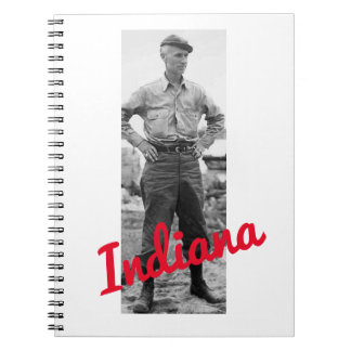 CARNET DE NOTES EN SPIRALE ERNIE PYLE INDIANA