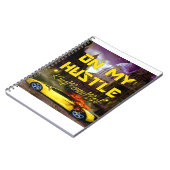 CARNET DE NOTES EN SPIRALE LOGO HUSTLE HARD (Côté gauche)