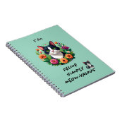 Carnet de notes en spirale pour amateurs de chats  (Côté Droit)