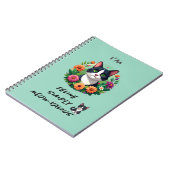 Carnet de notes en spirale pour amateurs de chats  (Côté gauche)