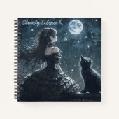 Carnet de notes en spirale Princesse sombre et cha (Devant)