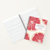 Carnet de notes esthétique au pamplemousse Journal (Intérieur)