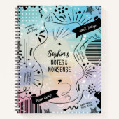 Carnet de notes et de bêtises, Journal de gribouil (Devant)