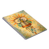 Carnet de notes fantaisiste de chouette Steampunk  (Côté Droit)