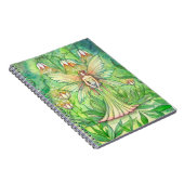 Carnet de notes Fée des fleurs de jardin illuminé (Côté Droit)