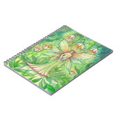 Carnet de notes Fée des fleurs de jardin illuminé (Côté gauche)
