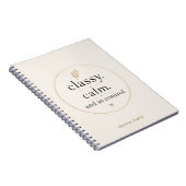 Carnet de notes féminin Classy Calm et In Control (Côté Droit)