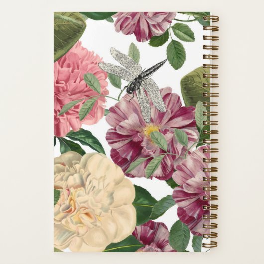 Carnet de notes Floral et Butterfly (Verso)