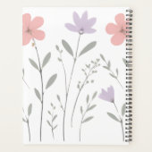 Carnet de notes floral Pastel Bloom pour adolescen (Dos)