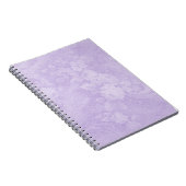 Carnet de notes florales pourpres décoratives (Côté Droit)