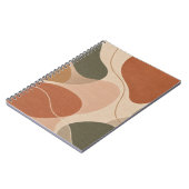 Carnet de notes Formes Abstraites Organiques (Côté gauche)