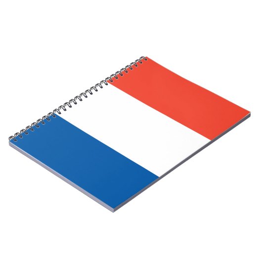 Carnet de notes France Drapeau (Côté gauche)