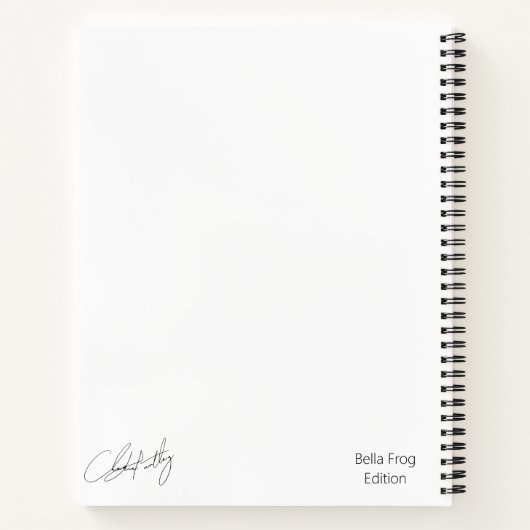 Carnet de notes Frog Huntleys Place (Dos)