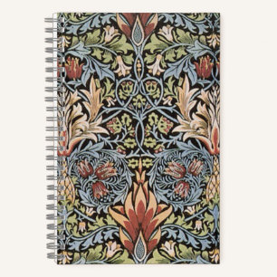 Carnet de notes GalleryHD à motif floral Morris vi