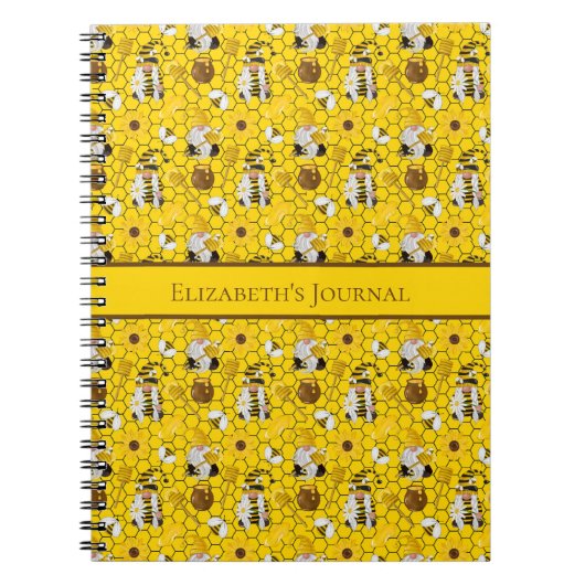Carnet de notes Gnome Tournesol Jaune Abeilles Mie (Devant)