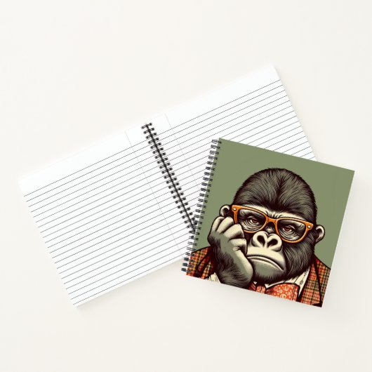 Carnet de notes Gorille (Intérieur)