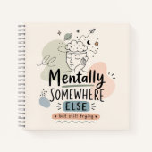 Carnet de notes graphiquement conçu Mentalement ai (Devant)