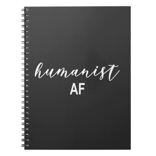 Carnet de notes humaniste typographique amusant (Devant)