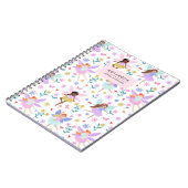 Carnet de notes jardin de fées fantaisiste (Côté gauche)
