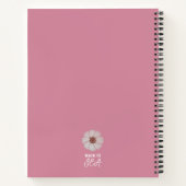 Carnet de notes Journal de gratitude florale à l'a (Dos)