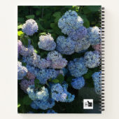 Carnet de notes Journal Floral d'Hydrangea Gratitu (Dos)