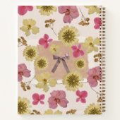 Carnet de notes journalier floral vintage (Dos)
