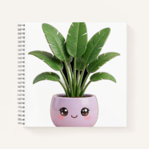 Carnet de notes Kawaii Bird of Paradise Plante d'i