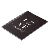 CARNET DE NOTES L'AMOUR GAGNE TOUJOURS (Côté gauche)