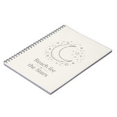 Carnet de notes Lune Atteindre les Étoiles (Côté gauche)
