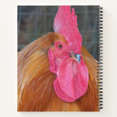Carnet de notes Make My Day Angry Red Rooster Meme (Dos)